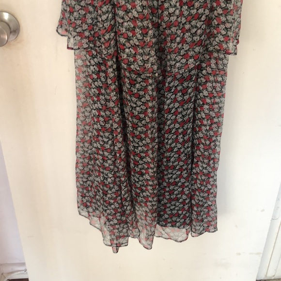 KITE & BUTTERFLY FLORAL 3 TIER FLOWY MAXI DRESS - Picture 7 of 11